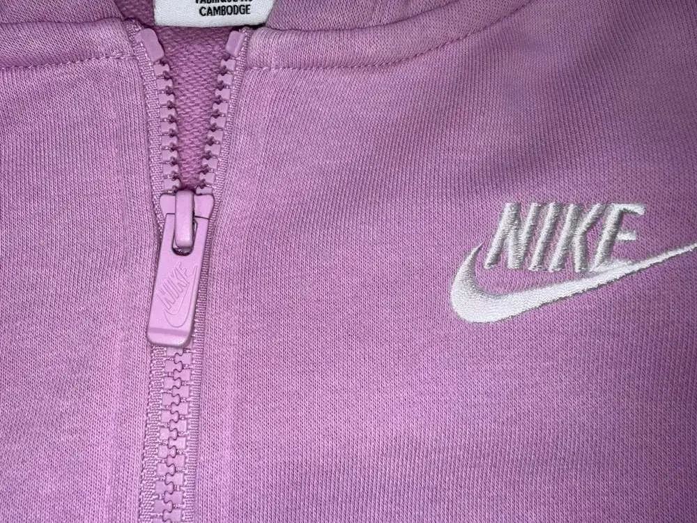 Nike Sportswear Club Fleece Hoodie & Pants Set Womens Size XS Sweatsuit Lilac